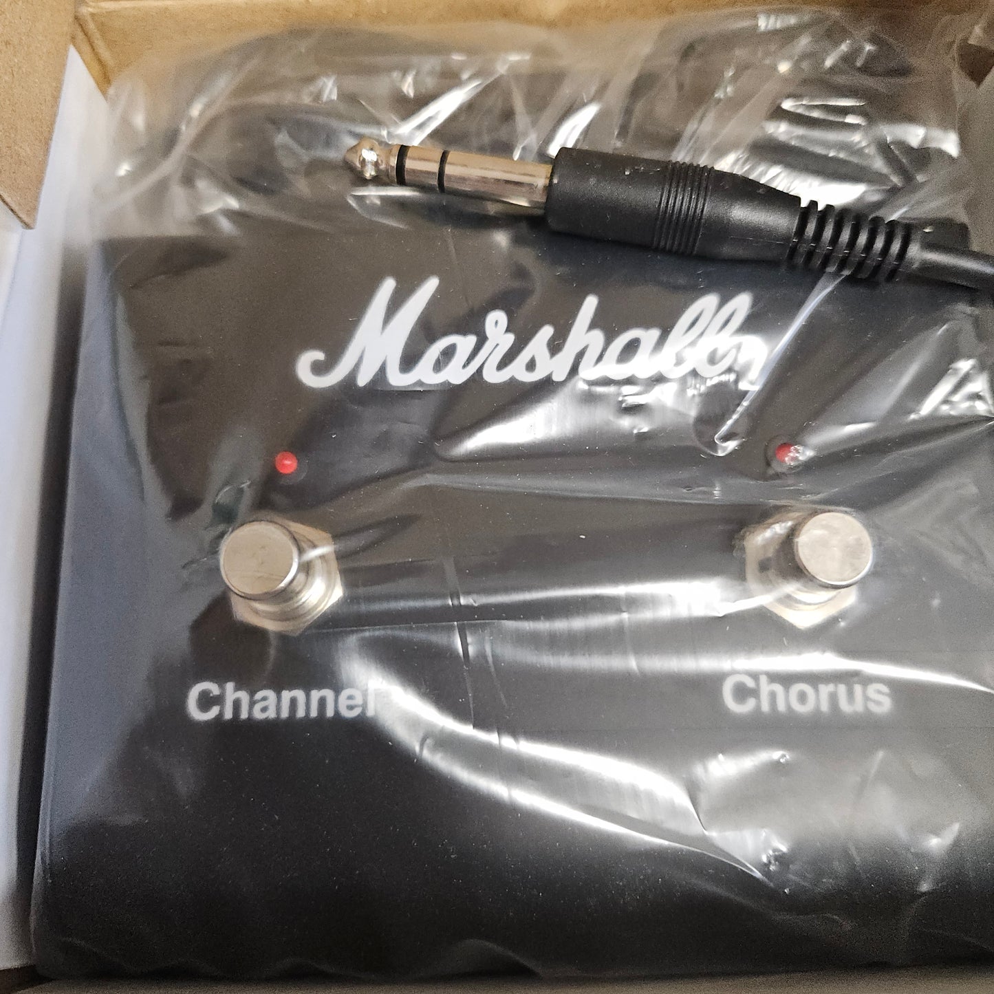 Marshall PEDL-00016 Kanal/Chorus mit LED 2-Knopf-Fußschalter