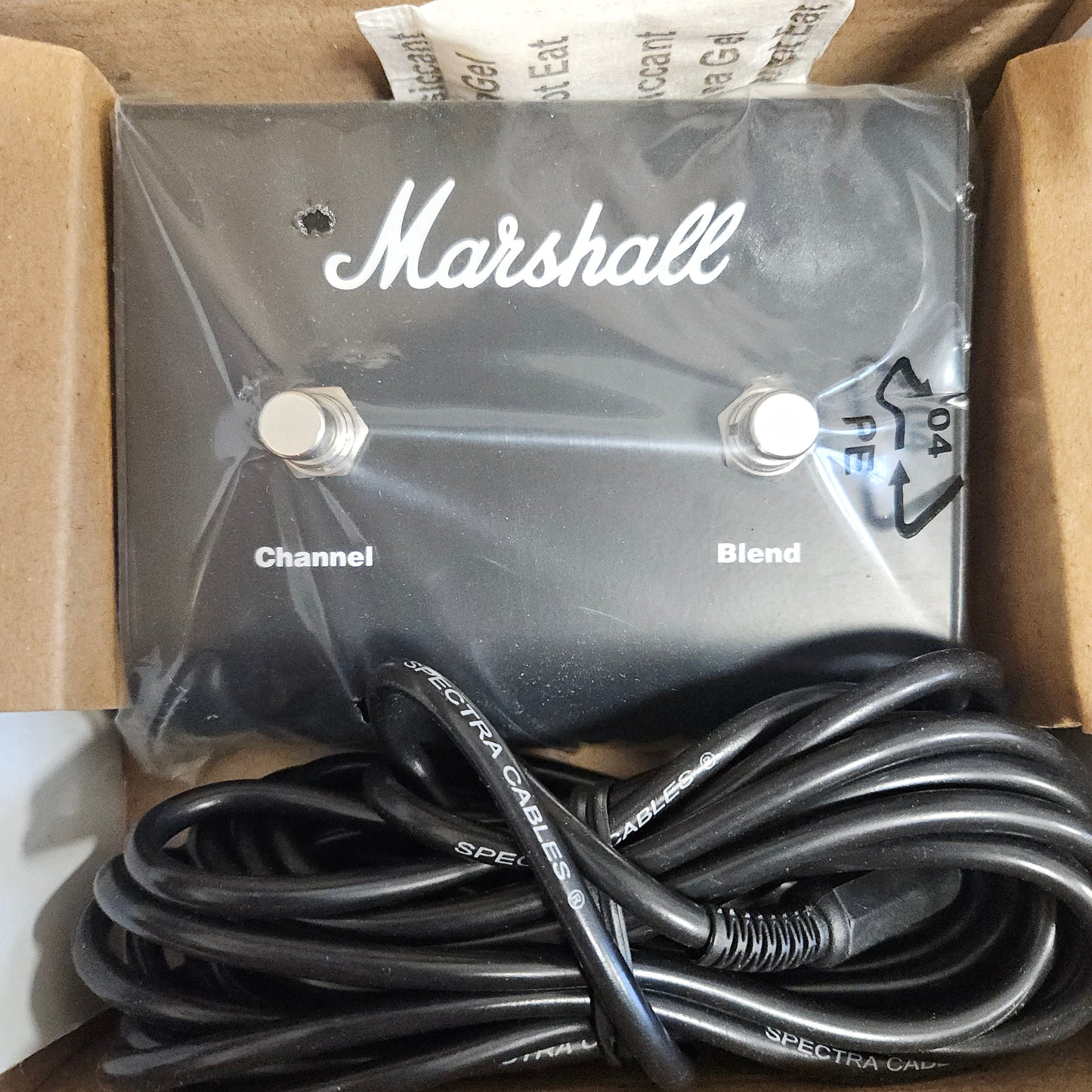 Marshall PEDL-90005 Kanal/Blend, kein LED-Fußschalter mit 2 Knöpfen