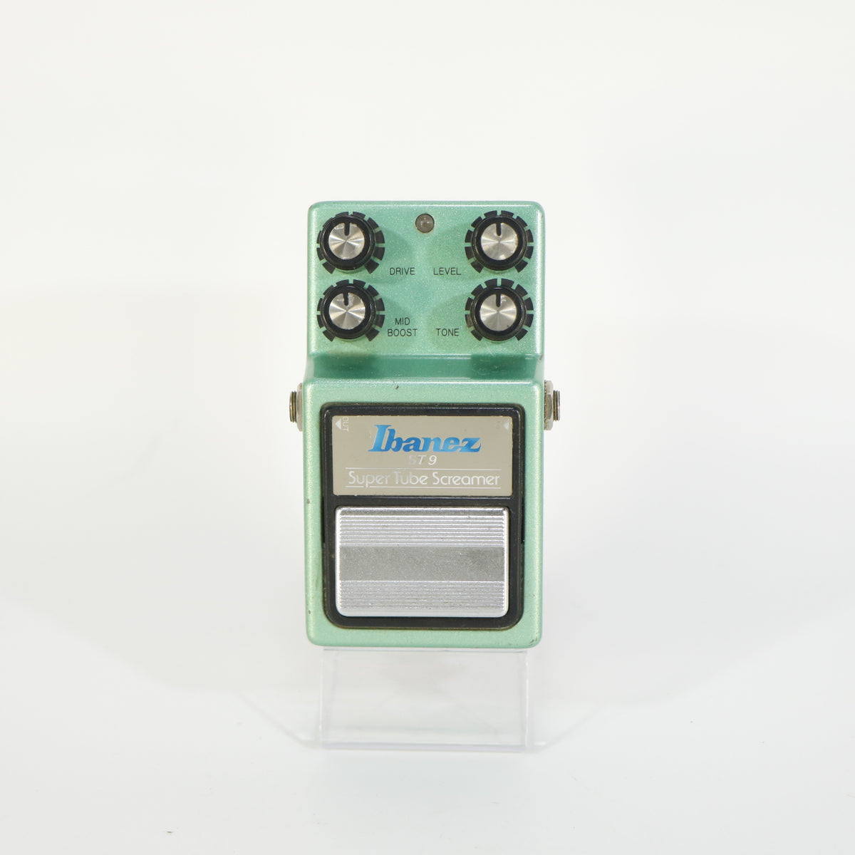 Ibanez ST9 Super Tube Screamer Overdrive (s/n 460211, Vintage 1984, TA75558P Chipset, Made in Japan)