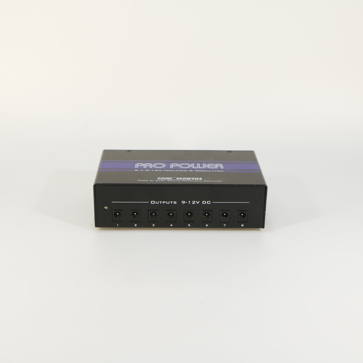 Alimentation isolée Carl Martin Pro Power (8 × 9 ou 12 volts)