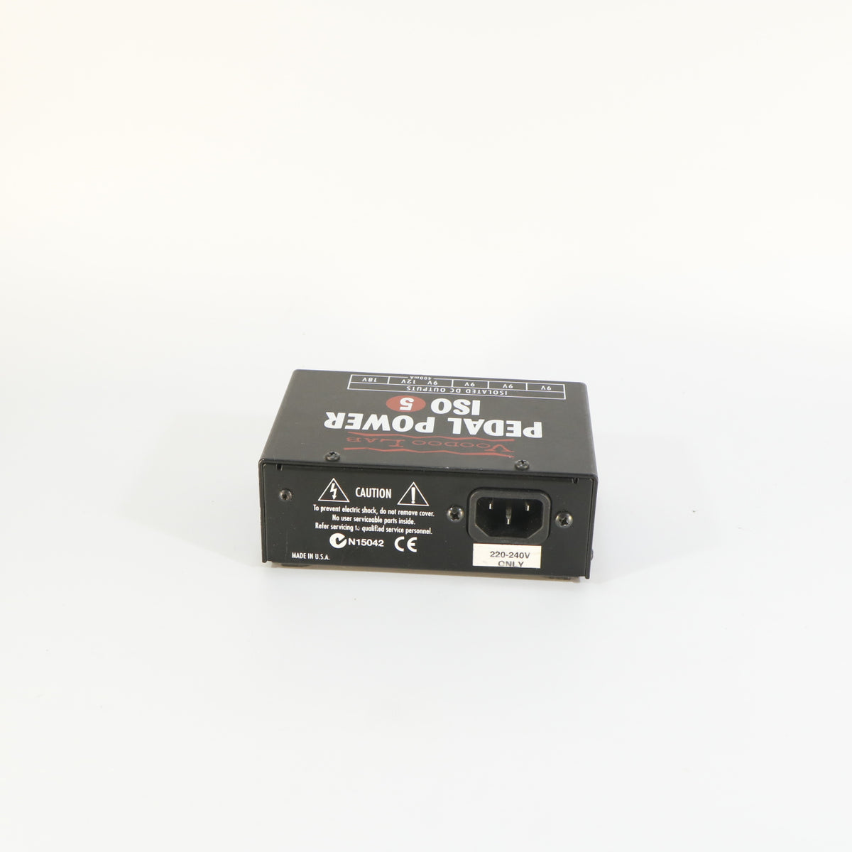 Voodoo Lab Pedal Power ISO 5 (4x 9v, 1x 12v, 1x 18v from 220V, no cables)