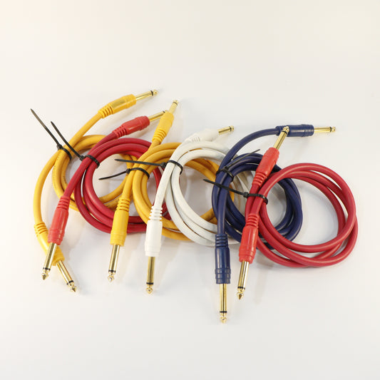 Patch cable straight (gold plug, long, minimum 30 cm)