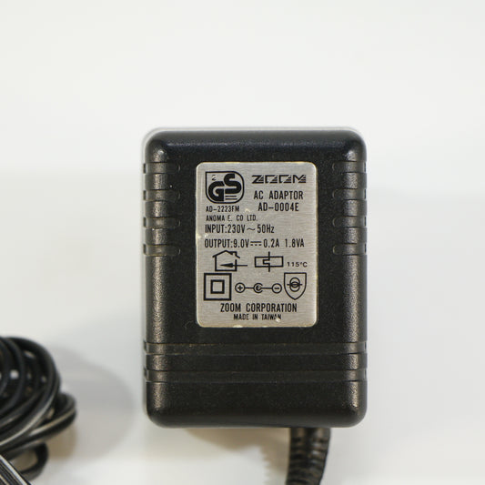 Zoom AD-0004E 9V 200mA adapter