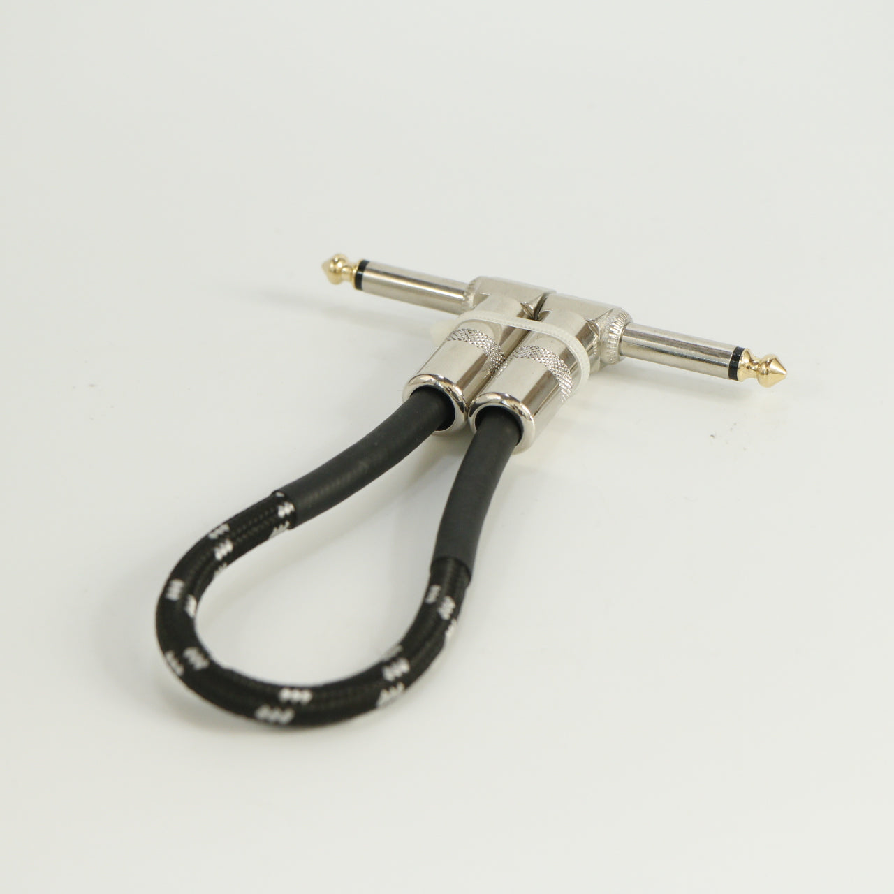 Unbranded Patchkabel gewinkelt (Metallhülse, Goldspitze)