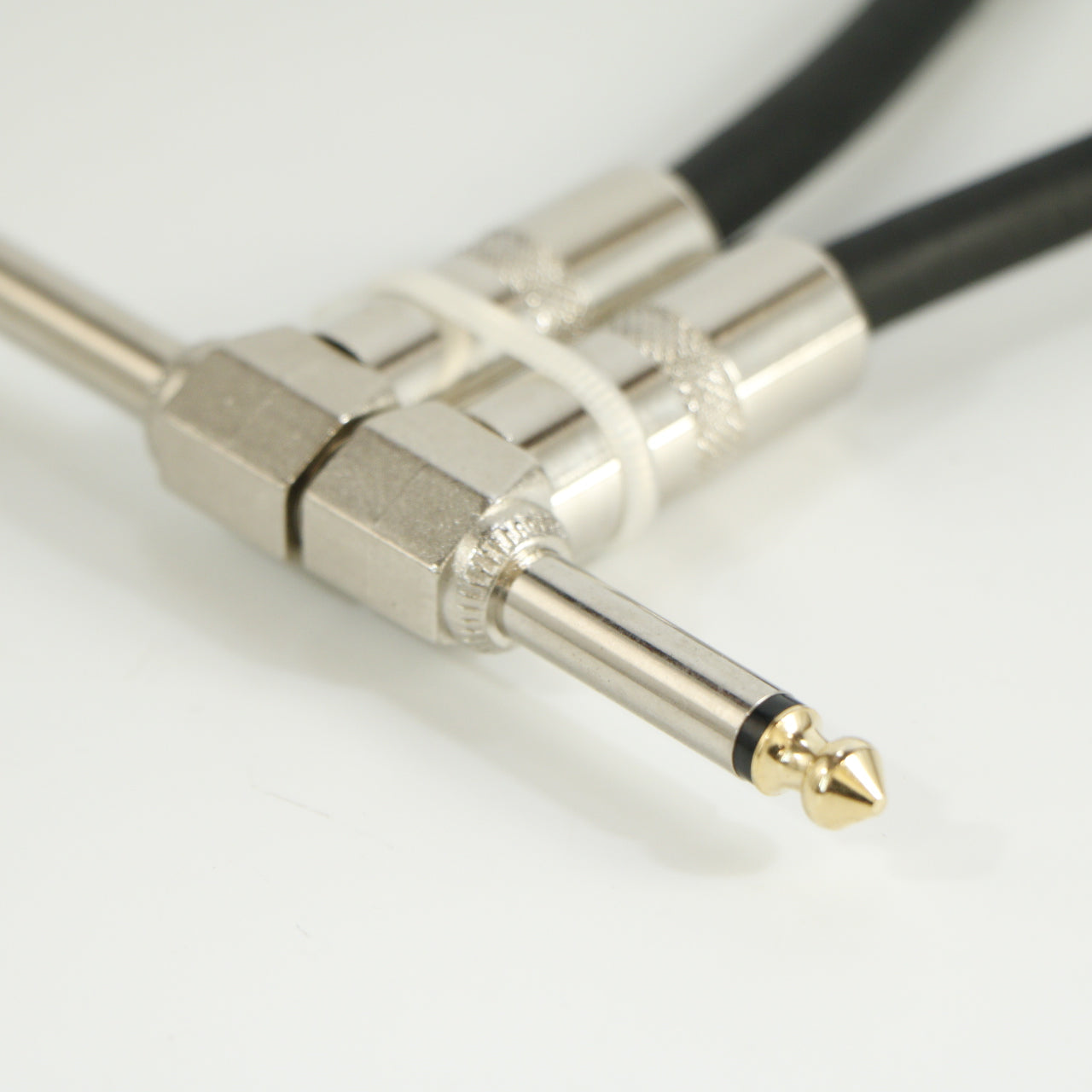 Unbranded Patchkabel gewinkelt (Metallhülse, Goldspitze)