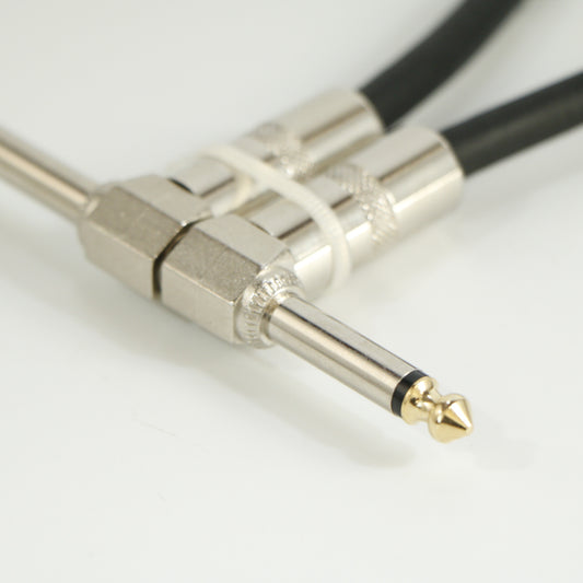 Patch kabel (haaks, metaal en gouden tip)