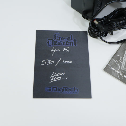 Digitech Lyra Eternal Descent (s/n 530 of 1000, Very Rare, Mint in Box with Adapter)