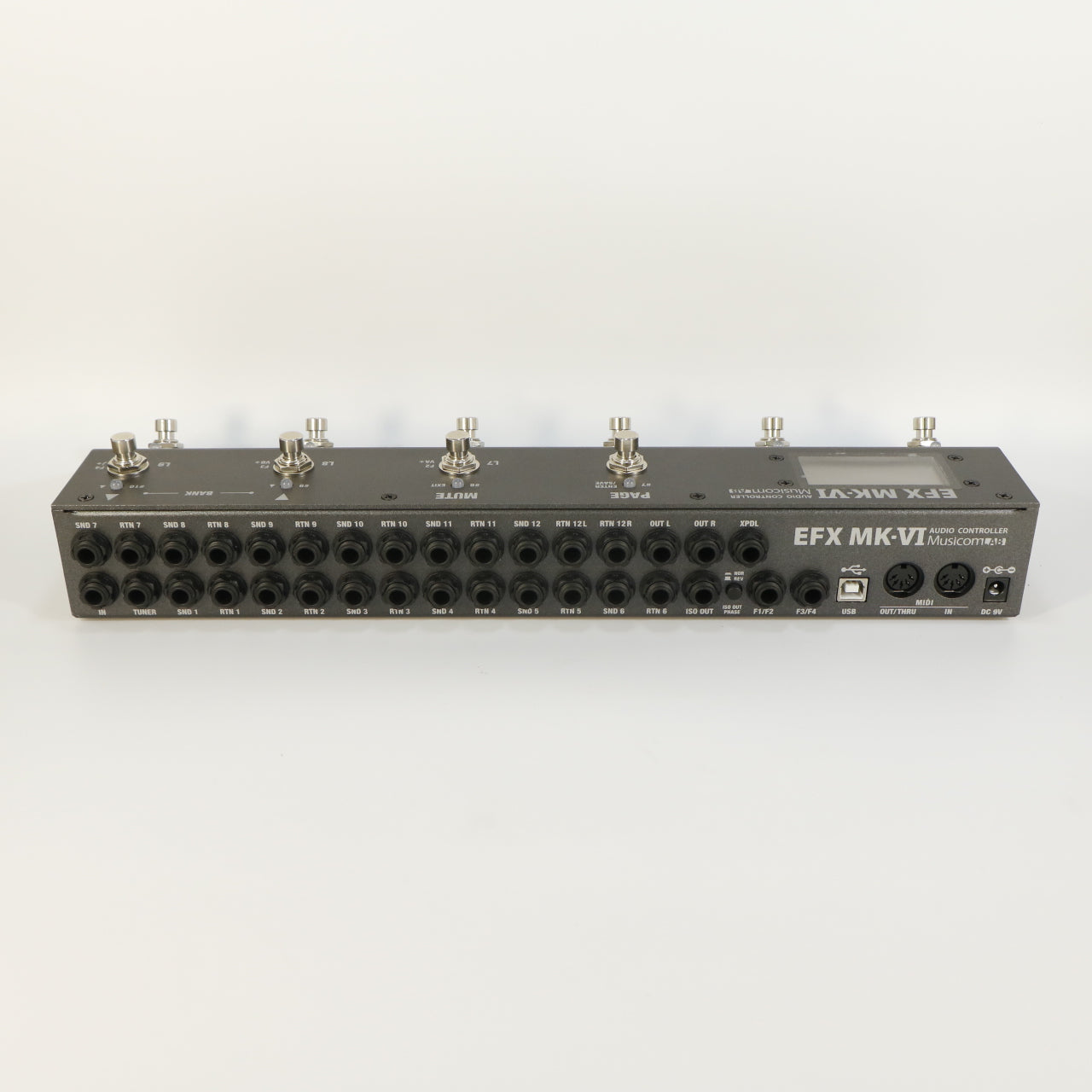 MusicomLAB EFX MK VI Audio Controller Programmable Footswitch (Made in Korea)