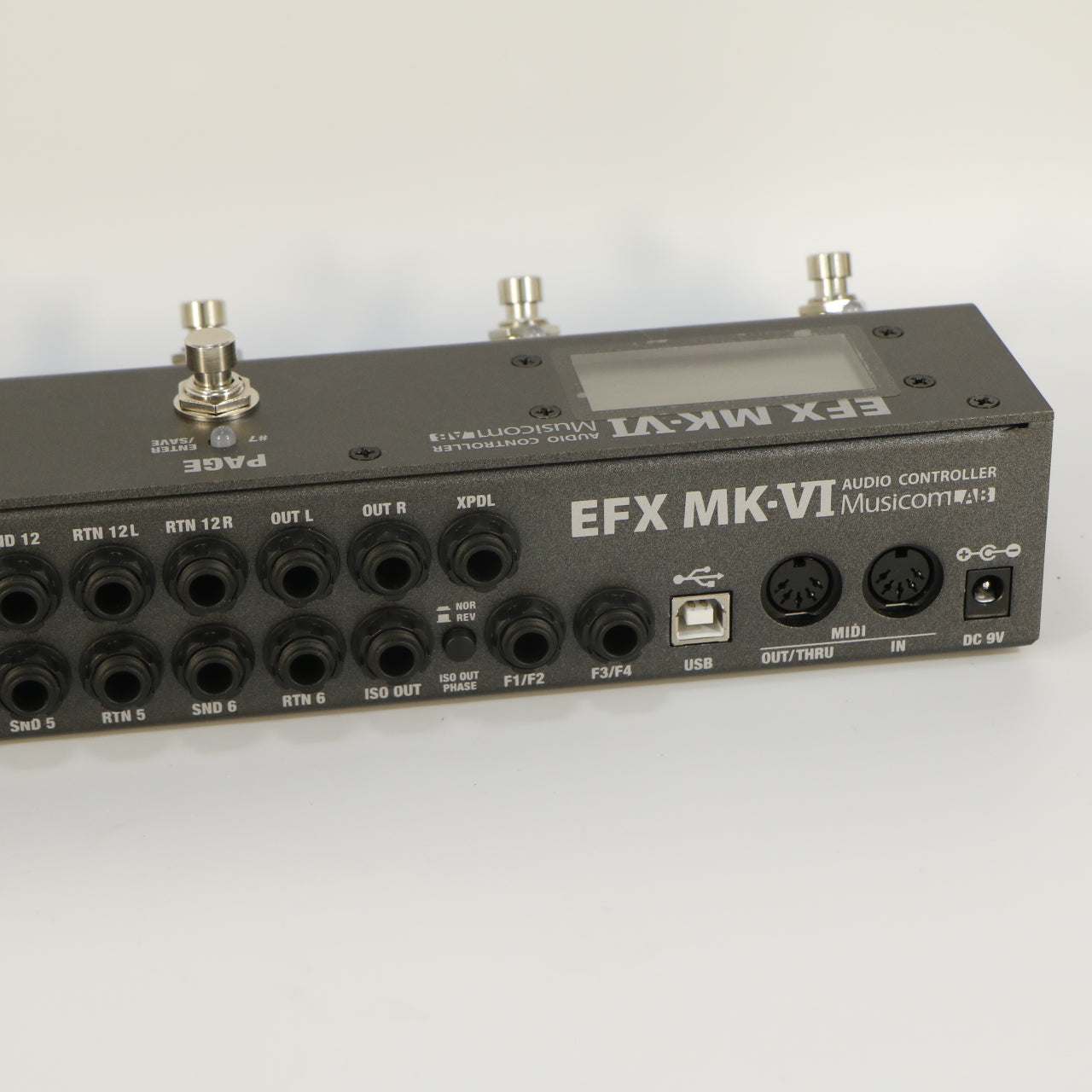 MusicomLAB EFX MK VI Audio Controller Programmable Footswitch (Made in Korea)