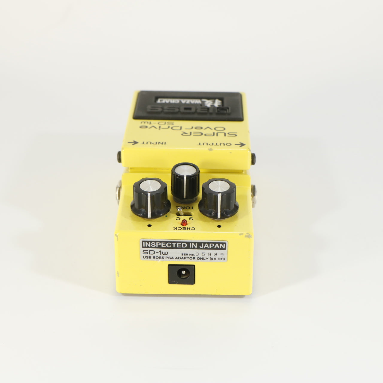 Boss Waza Craft SD-1w Super Overdrive (s/n 05989, Made in Taiwan)