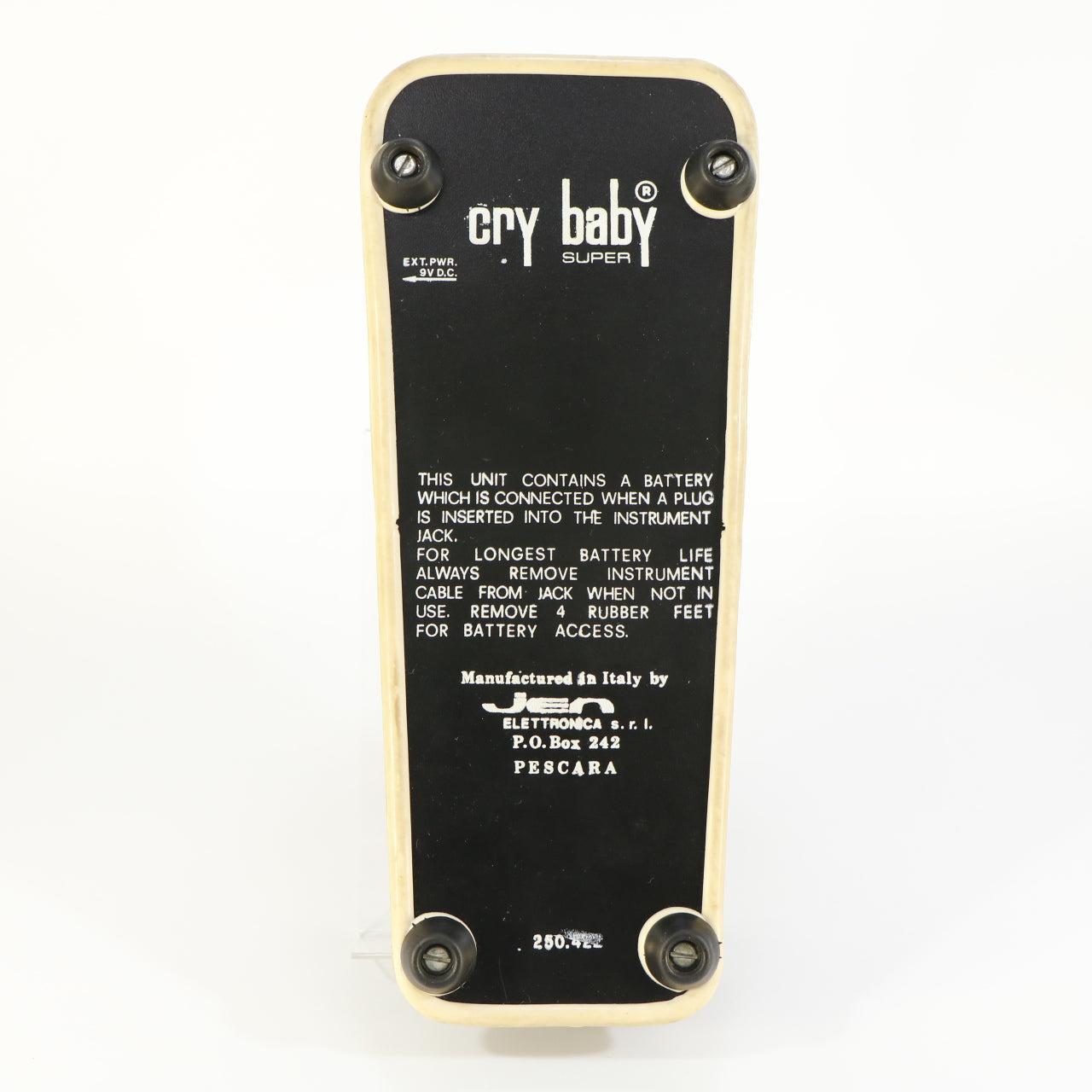 Jen Cry Baby Super (with Rare Double Inductor, Vintage 70s, Made in Italia)