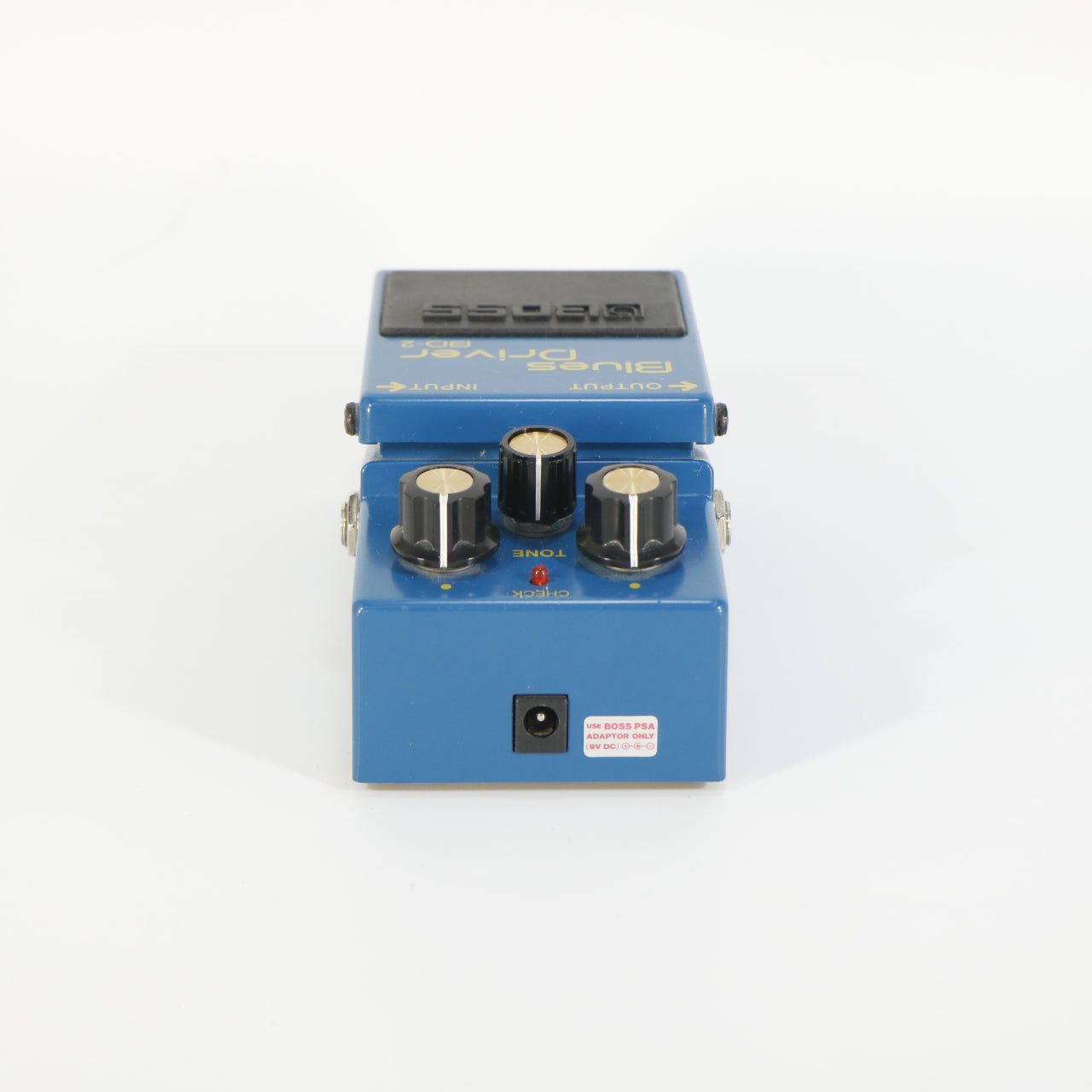 Boss BD-2 Blues Driver Overdrive (s/n E6A9334, Silver Label, Made in Taiwan)