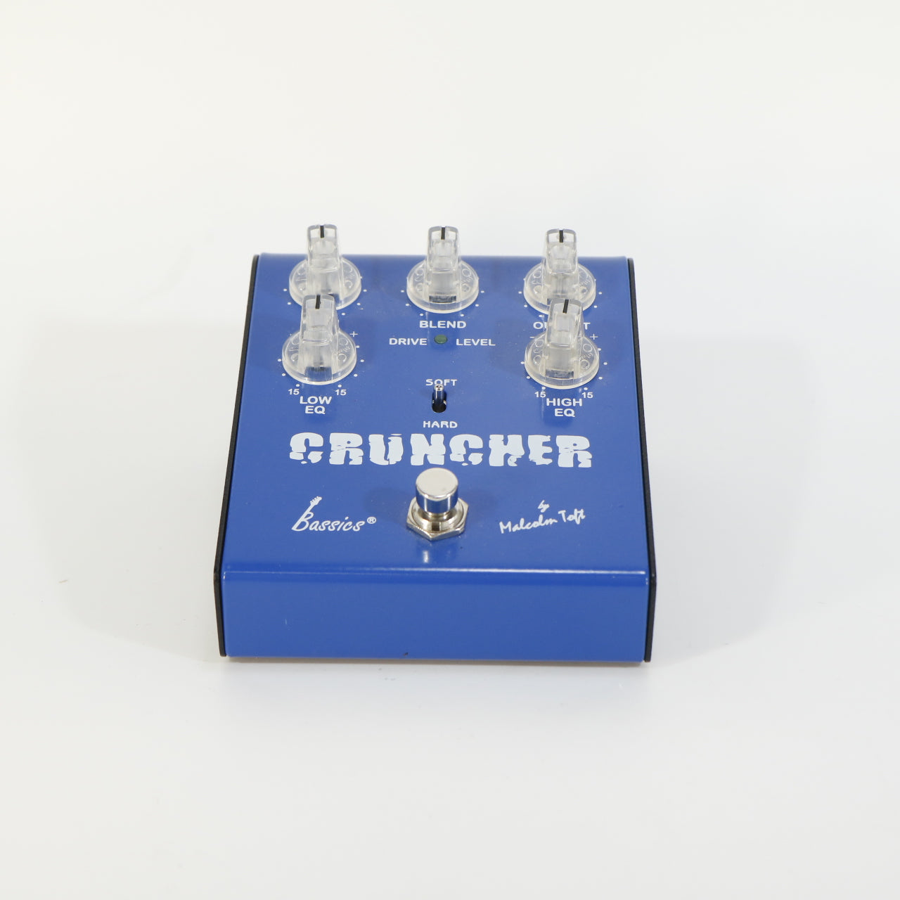 Bassics Cruncher Overdrive / Distortion (s/n CR0111, in Box, Made in England)