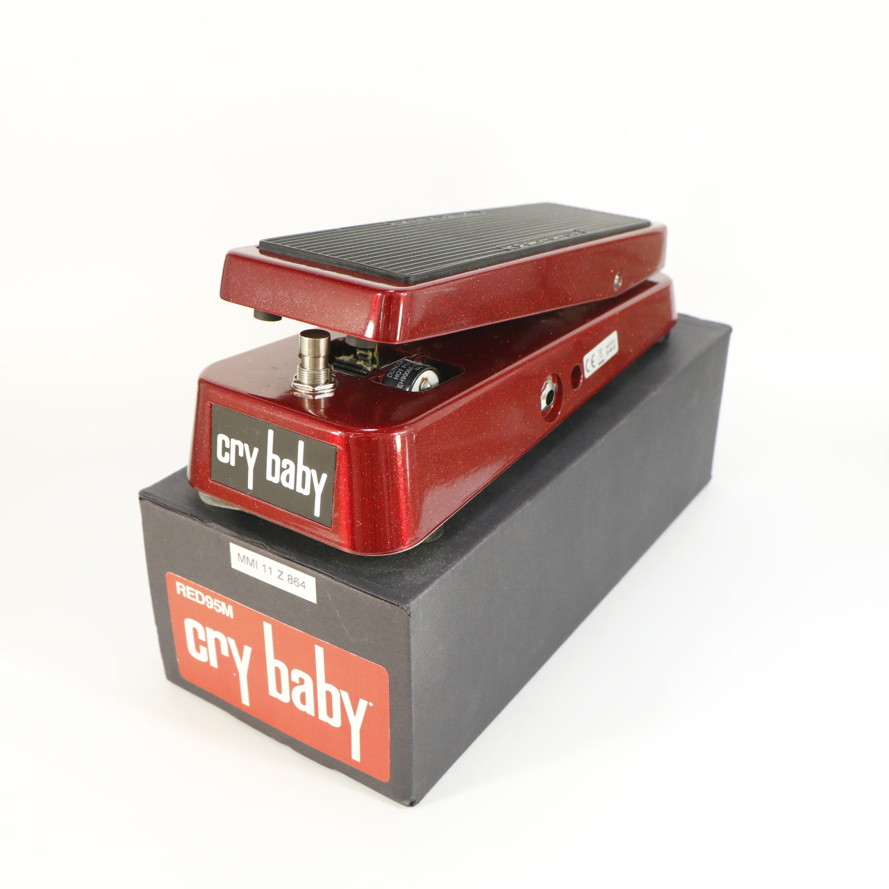 Dunlop RED95M Cry Baby Wah (Limited Edition Red Sparkle, Mint in