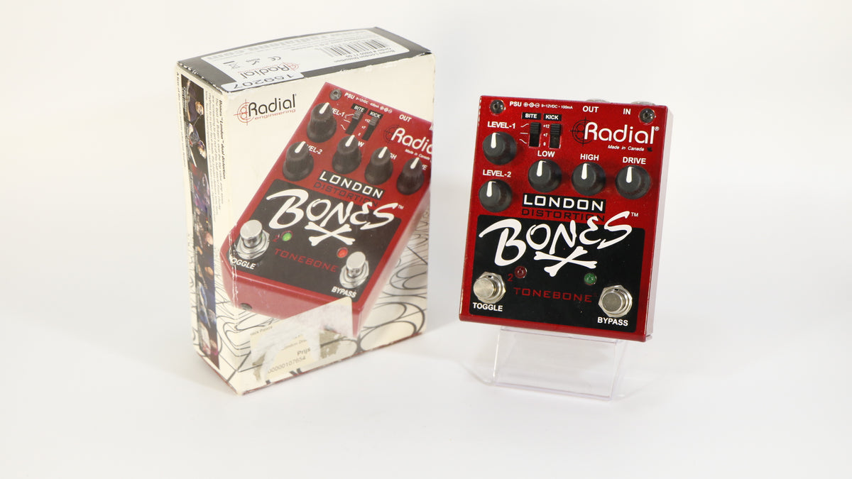 Double distorsion Radial Tonebone Bones London (dans sa boîte)