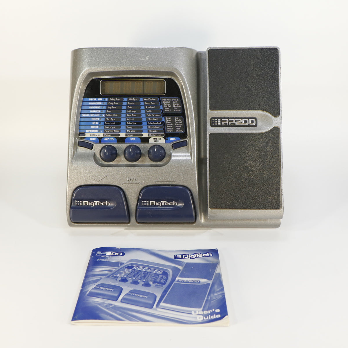 Multi-effet Digitech RP200 (manuel inclus, fabriqué aux États-Unis)