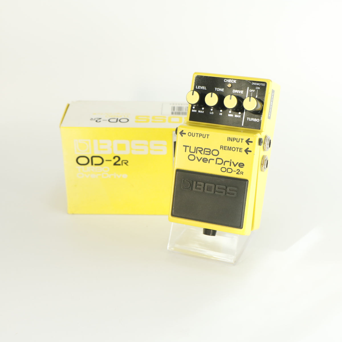 Boss OD-2r Turbo Overdrive (modifié, qualité studio, n° de série ZG62018, étiquette argentée, fabriqué à Taïwan)