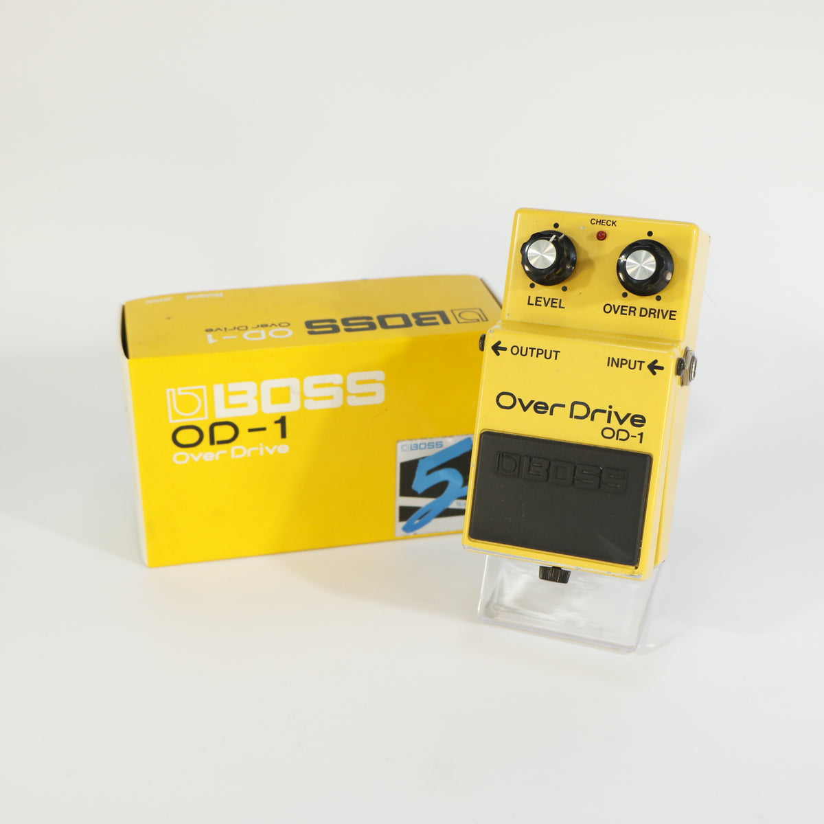 Boss OD-1 Overdrive (n° de série 921969, puce JRC4558D vintage, fabriqué au Japon, boîte et manuel inclus)