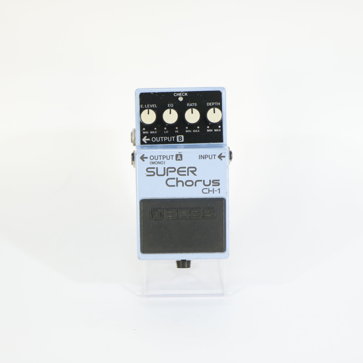Boss CH-1 Super Chorus (Modded naar studio kwaliteit, analoog, blue label, s/n AA31076, Made In Taiwan)