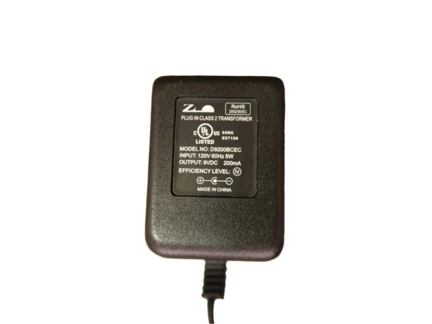Adapter 120 Volt auf 9 Volt (USA-Stecker)