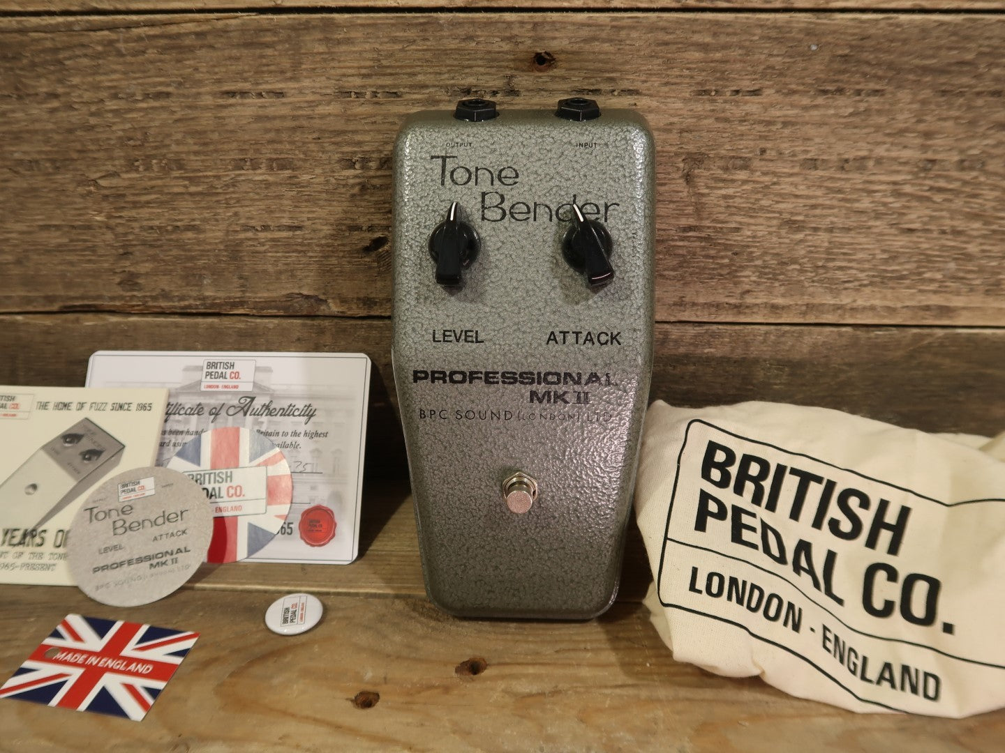 British Pedal Company BPC Professional MKII Tone Bender OC75 Germanium Fuzz (Vintage Series, Tonebender)