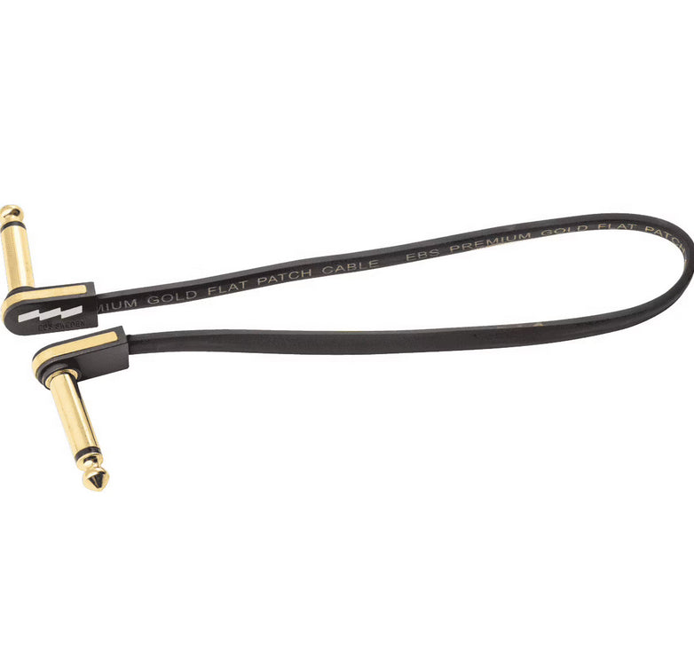 EBS PCF-PG28 Premium Gold Flaches Patchkabel 28 cm mono gewinkelt