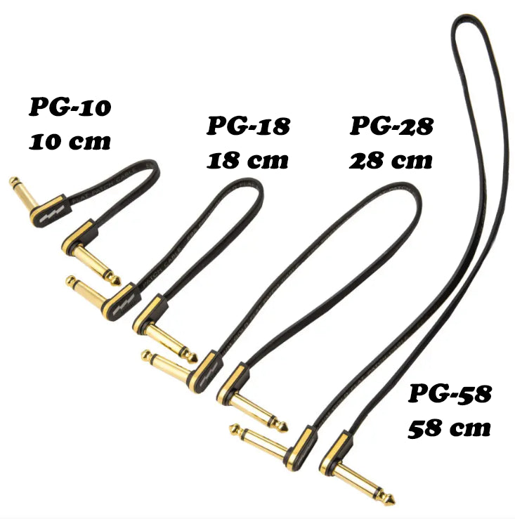 EBS PCF-PG28 Premium Gold Flat patch cable 28 cm mono angled