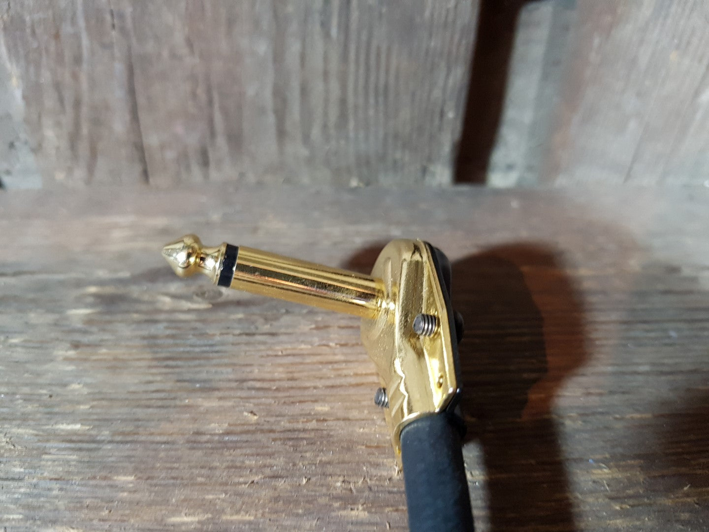 Patch cable 30 cm (plat, gouden connector)