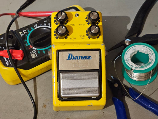 Repairing an Ibanez FL9 Flanger