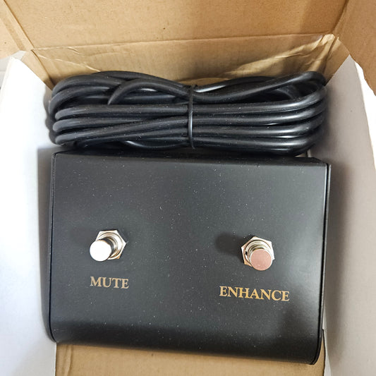 EDEN PEDL-70001 Mute / Enhance no LED 2 knob footswitch