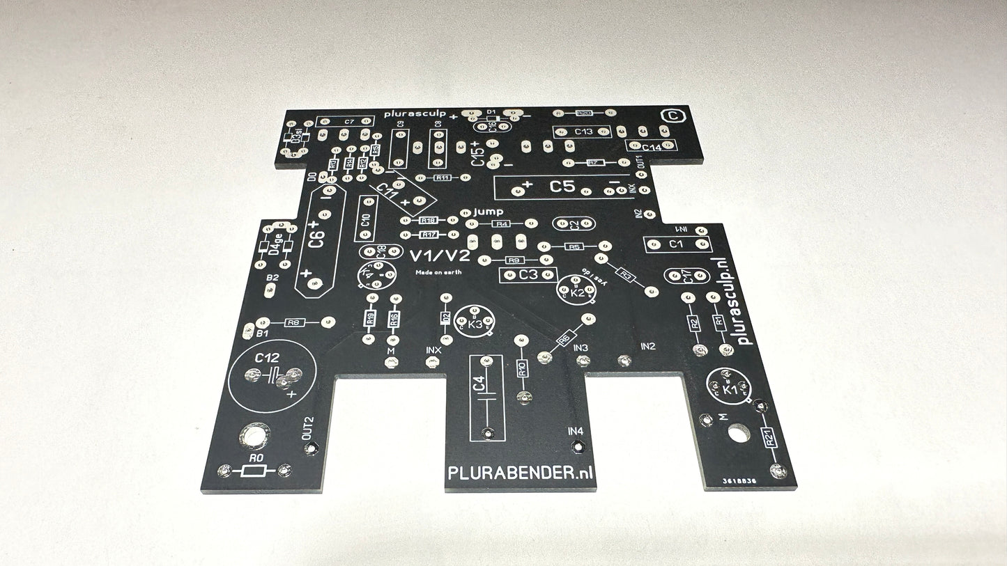 Plurasculp Plura V1V2 Overdrive 4x OC140 NPN transistor (handgemaakt, boutique, limited edition - 15 in totaal)