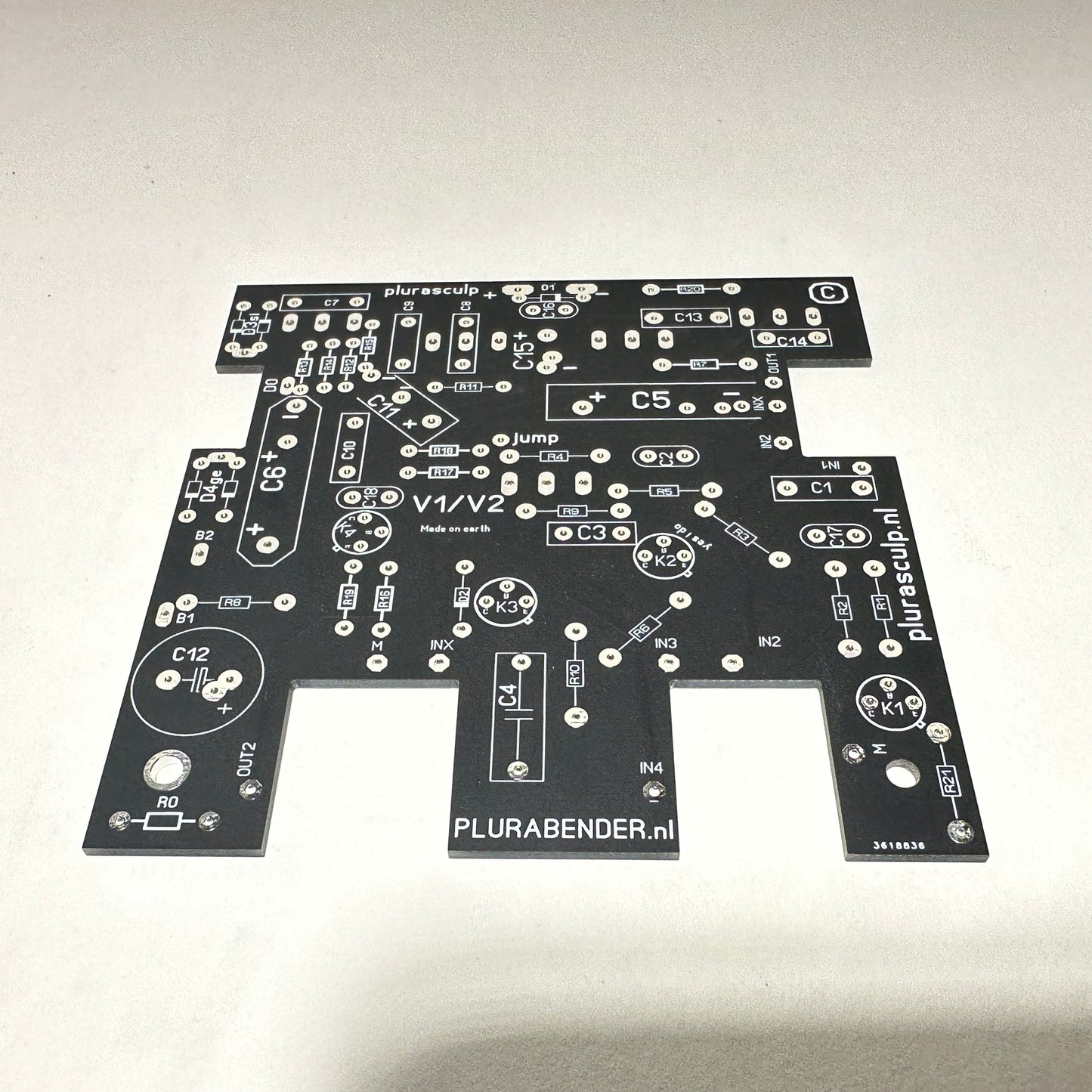 Plurasculp Plura V1V2 Overdrive 4x OC140 NPN transistor (handgemaakt, boutique, limited edition - 15 in totaal)