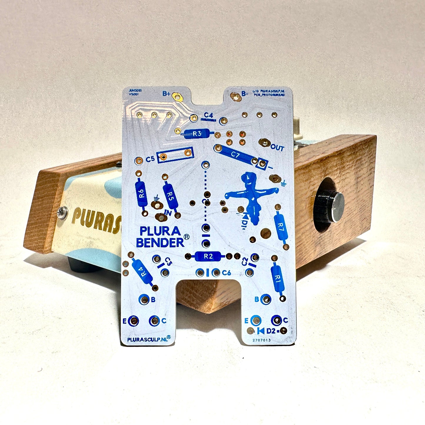 Plurasculp Plurabender Fuzz OC140 NPN transistor (handgemaakt, boutique, limited edition)