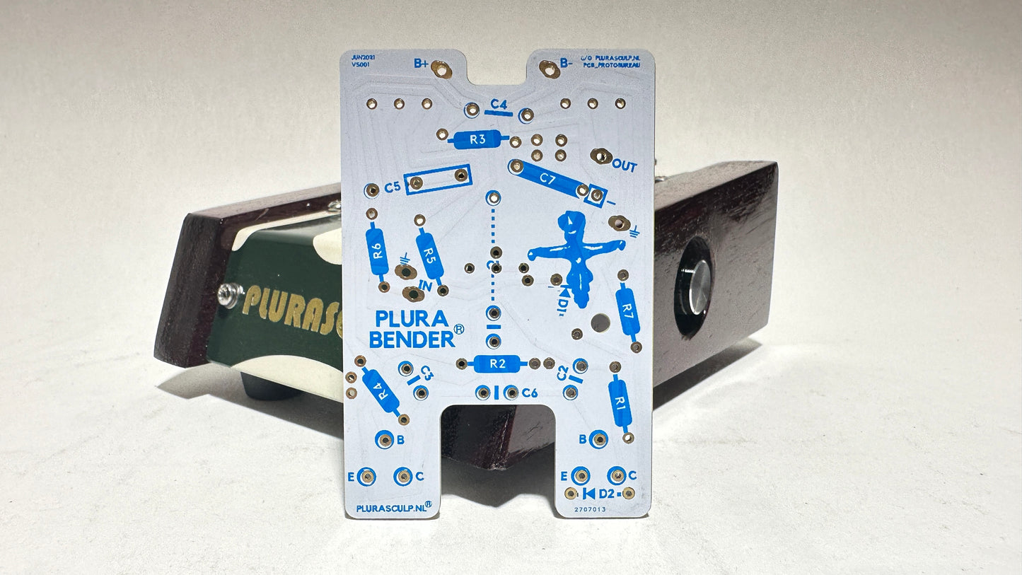 Plurasculp Plurabender Fuzz TKD 21/15a PNP transistor (handgemaakt, boutique, limited edition - 15 in totaal)