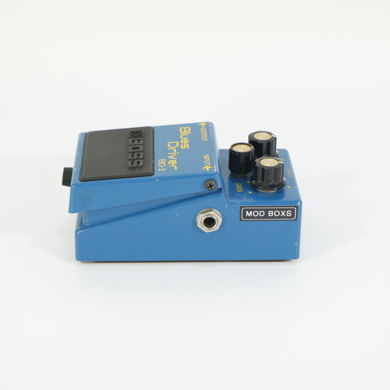 Boss BD-2 Blues Driver Overdrive (Modded Studio Quality, Silver Label, Made in Taiwan)