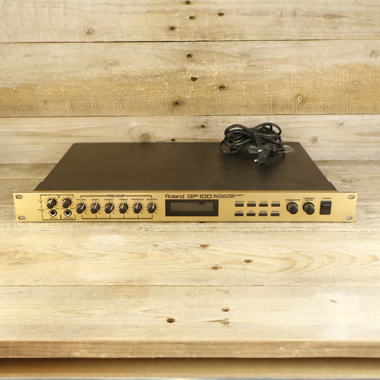 Roland GP-100 Guitar Preamp / Processor (s/n ZJ18293, Made in Japan, 220V EU Plug)