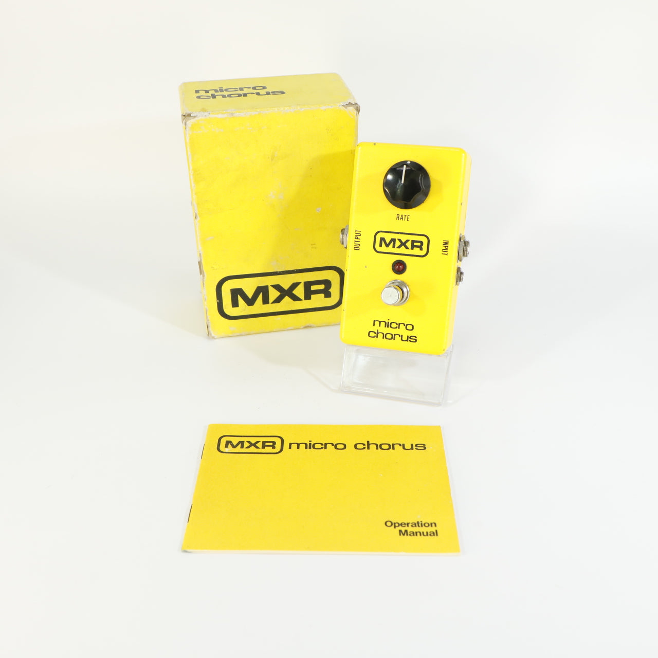 MXR Micro Chorus (s/n 48-007495, Vintage, Reticon SAD512 BBD Chip, Mint in Box)