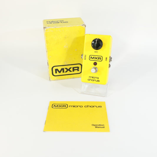MXR Micro Chorus (s/n 48-007495, Vintage, Reticon SAD512 BBD Chip, Mint in Box)