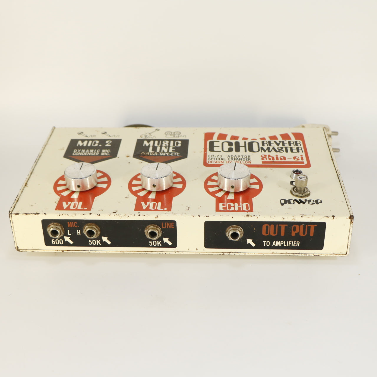 Shin-ei ER-23 Echo Reverb Master (Vintage, Made in Japan, 220V EU Plug)