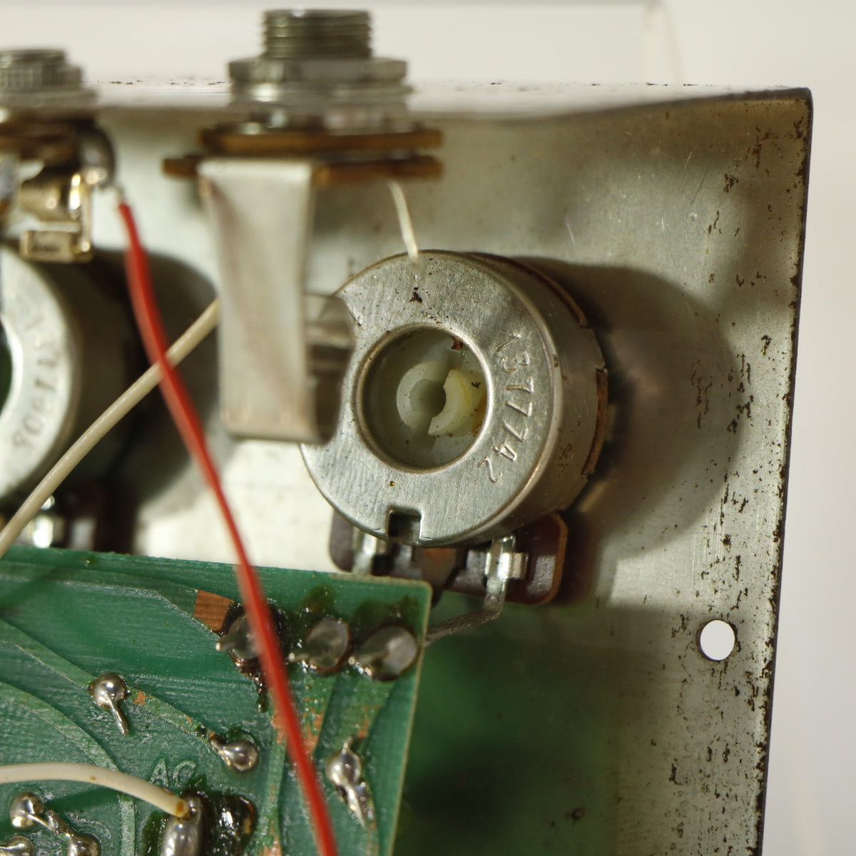 EHX Big muff V4 dual op-amp version UA741TC  pcb EH1322 (vintage, 1978, made in USA)