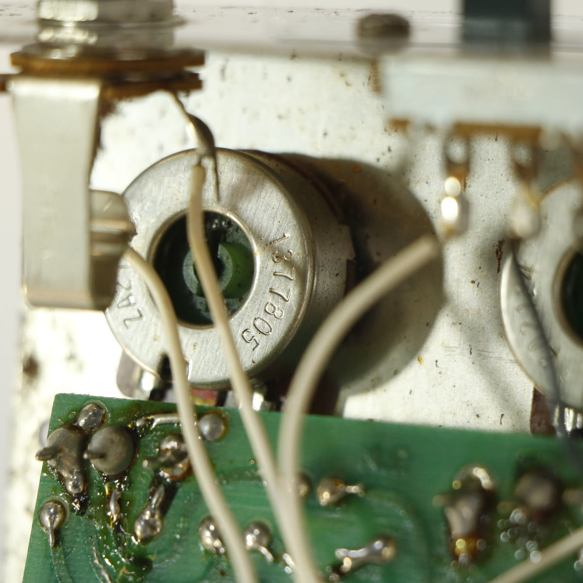 EHX Big muff V4 dual op-amp version UA741TC  pcb EH1322 (vintage, 1978, made in USA)