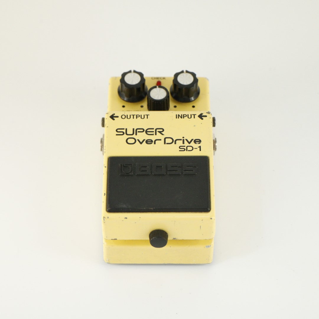 Boss SD-1 Super Overdrive (s/n 148935, Black Label, Made in Taiwan)