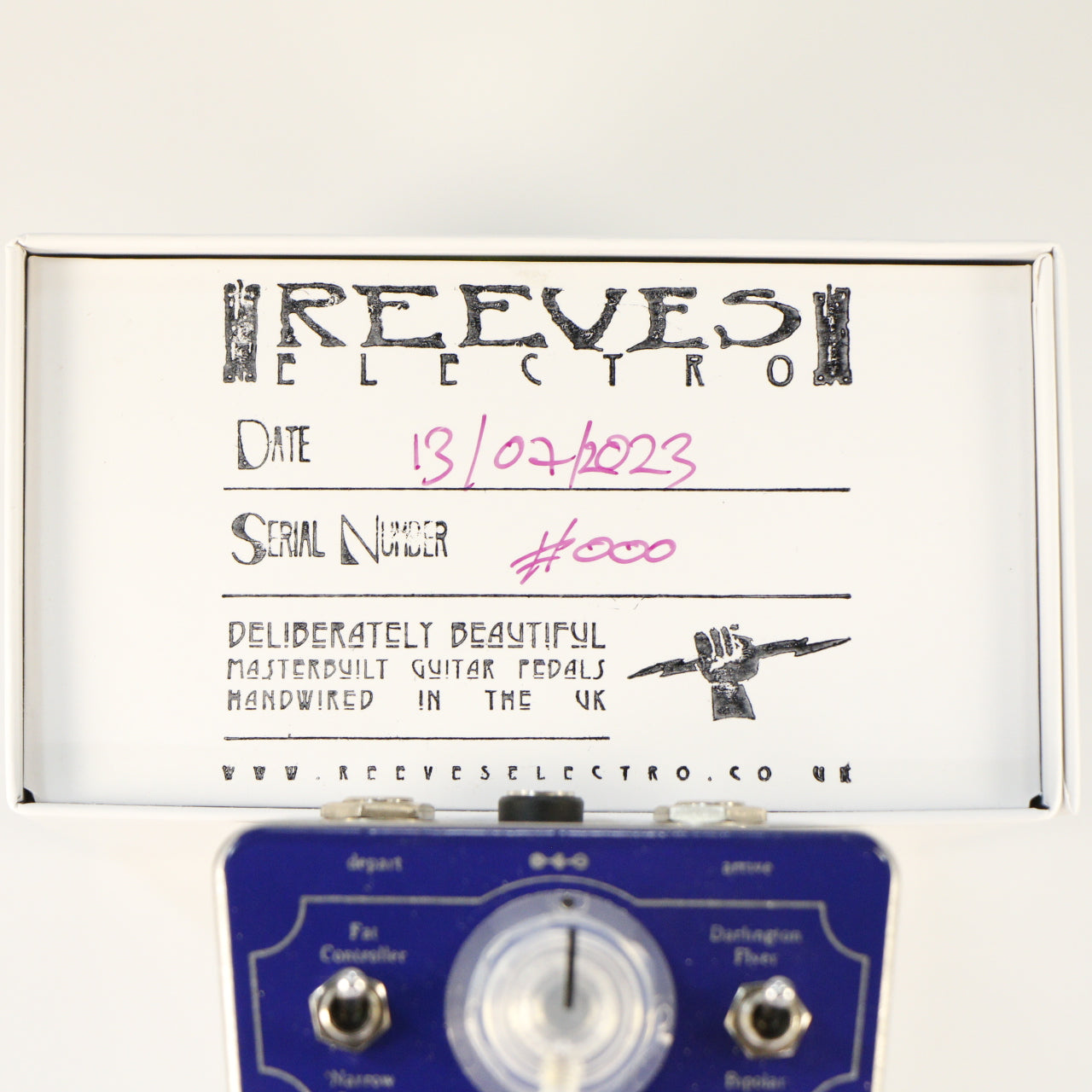 Reeves Electro Darlington Flyer Fuzz (s/n 000, handgebouwd door Izzy Reeves)