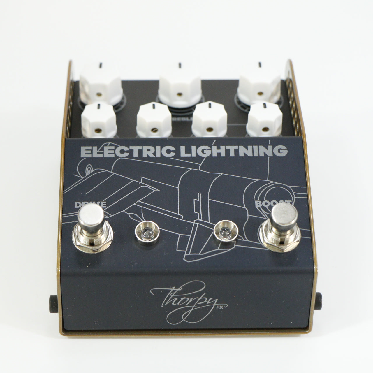 Thorpy FX Electric Lightning Chris Buck Signature Overdrive / Boost (s/n 4)