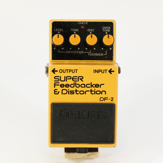 Boss DF-2 Super Feedbacker / Distortion (s/n 677200, Black Label, Made in Japan)