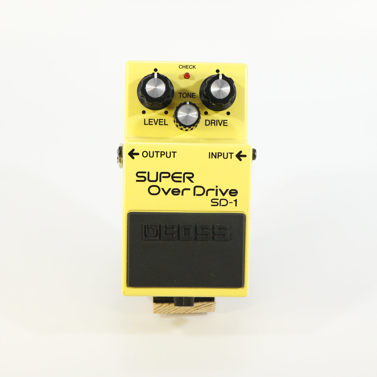 Boss SD-1 Super Overdrive (s/n Q4F5668, Silver Label, Made in Taiwan)