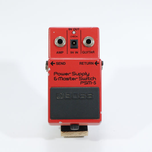 Boss PSM-5 Power Supply & Master Switch (s/n 919974, Red Label, Made in Japan, Vintage)