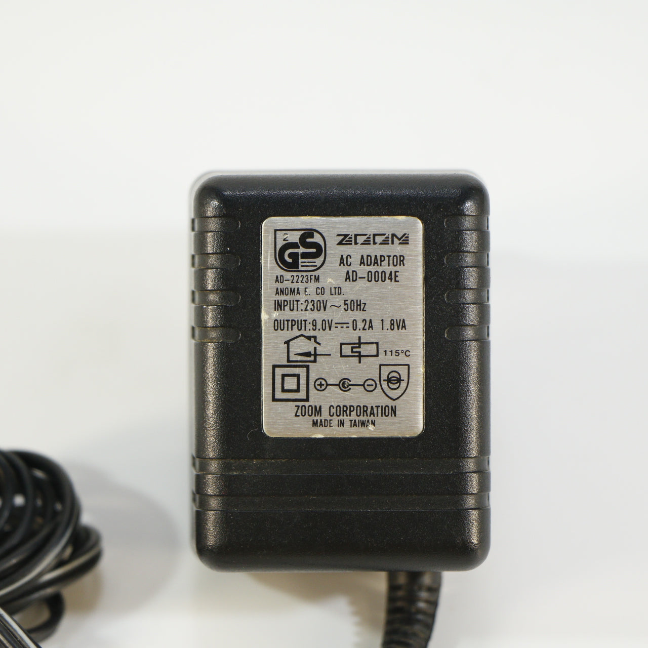 Zoom AD-0004E 9V 200mA adapter 