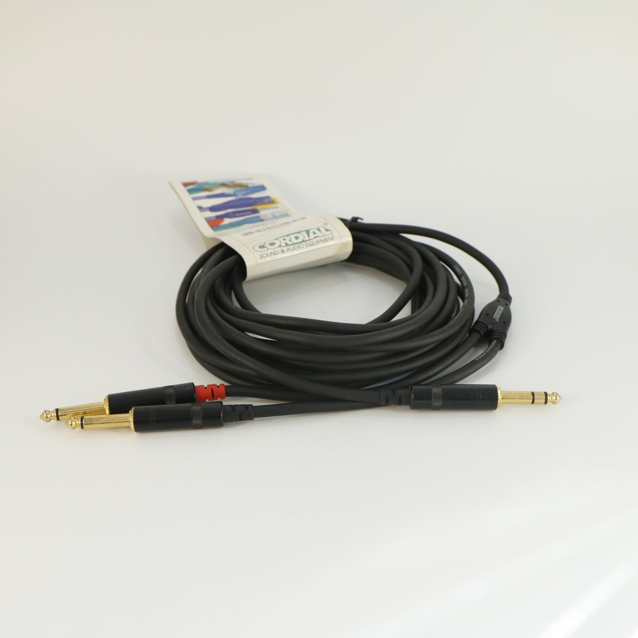 Cordial CFY 6 VPP TRS auf 2x Jack, Stereo auf Mono Y-Adapterkabel