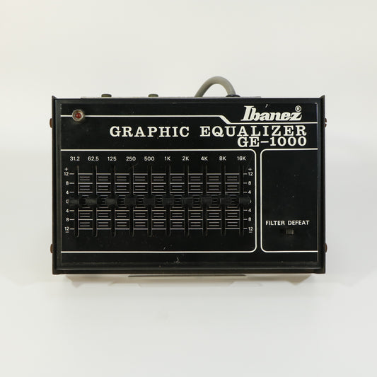 Ibanez GE-1000 Graphic Equalizer (Vintage, Made in Japan, 220V EU Plug)